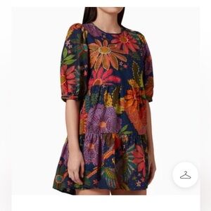 FARM Rio Colorful Floral Mini Dress